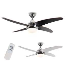 ValueLights Apache 48 Inch Ceiling Fan with Remote Control and Bulb