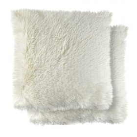 Teddy Cushion Cover 43cm x 43cm Cream Cream Cream