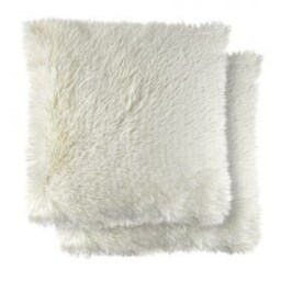 Teddy Cushion Cover 43cm x 43cm Cream Cream Cream