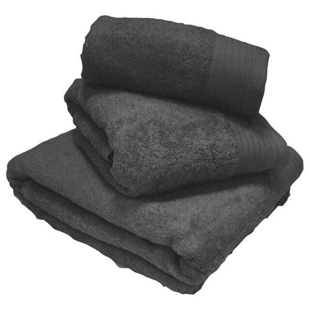 Chatsworth 600gsm Pure Cotton Towels Soft & Absorbent Grey Grey Bath sheet 1