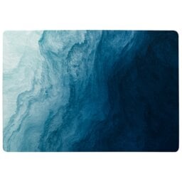 Abstract Blue Liquid Fluid Designer Rug Multi