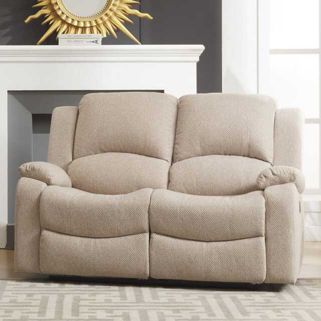 Marldon 2 Seat Manual Recliner Sofa - Beige