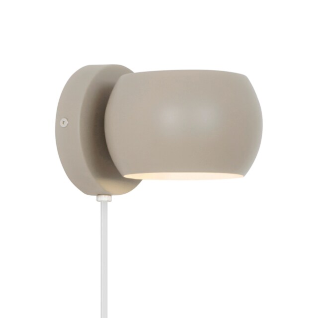 Nordlux Belir Indoor Wall Light Brown Metal Sensor G9 Adjustable Head - Plug In or Mains Powered , IP20 Brown Brown