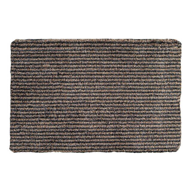 JVL Kensington Barrier Doormat 50x75cm, Stripe