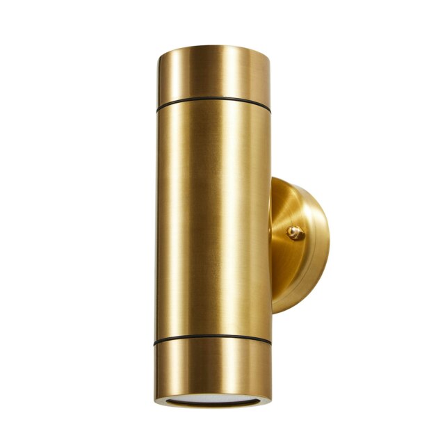 BHS Bruce Outdoor Wall Light, Gold