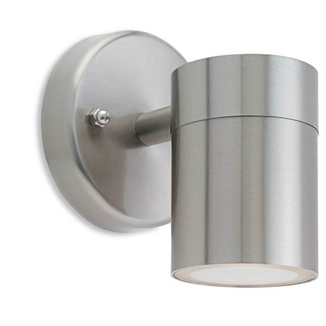 Fusion 1 Light Single Wall Light Stainless Steel IP44, GU10