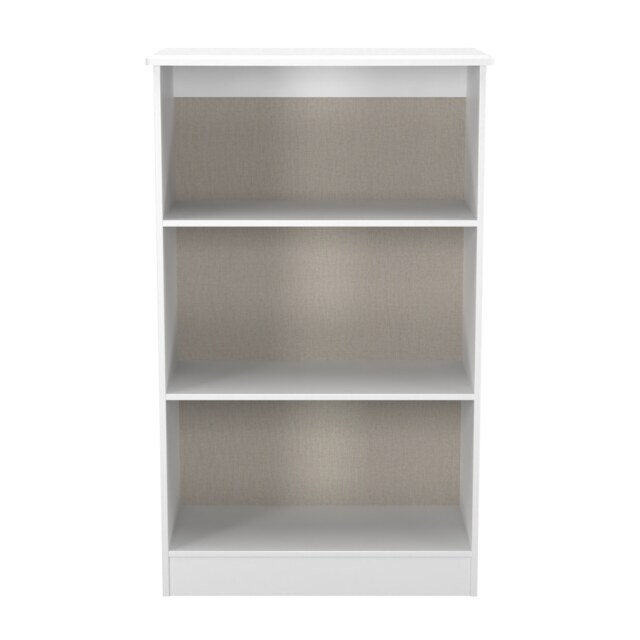 Carlton Bookcase in Porcelain Matt (Ready Assembled) White Porcelain Matt