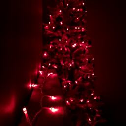 16m 200 LEDs Indoor Outdoor Supabrights Christmas Lights in Red with Timer
