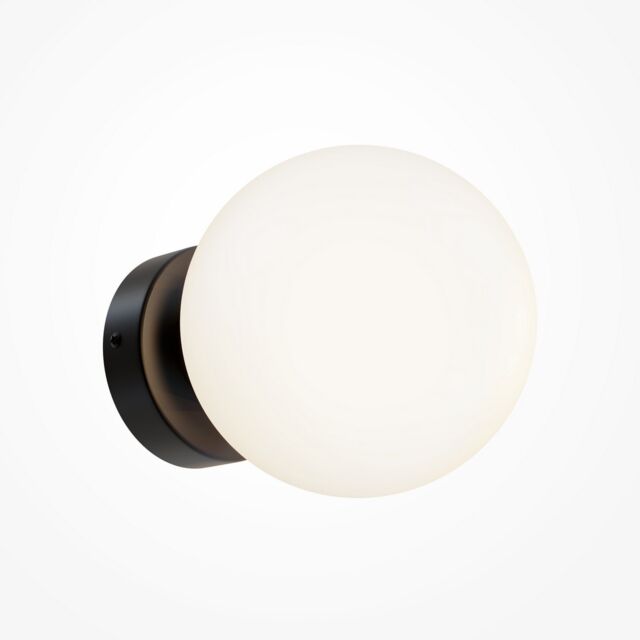 Maytoni Basic Form 15cm Modern Wall Lamp Matt Black E14