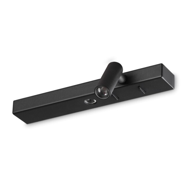 Bonne Nuit Right LED Reading Wall Light Black 3000K