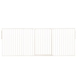 Safetots Premium Extra Tall Room Divider, up to 272cm Wide, White, 105cm Tall, Multi Panel Barrier for Baby and Toddler White