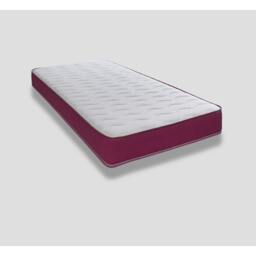 Hybrid Memory Foam & Pinna-Coil Mattress - Soft/Medium Comfort, Cooltouch + Purple Double