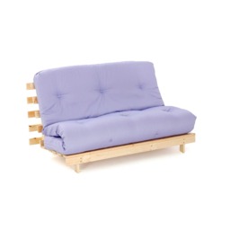4ft Small Double Futon Mattress And Base Set in Lilac