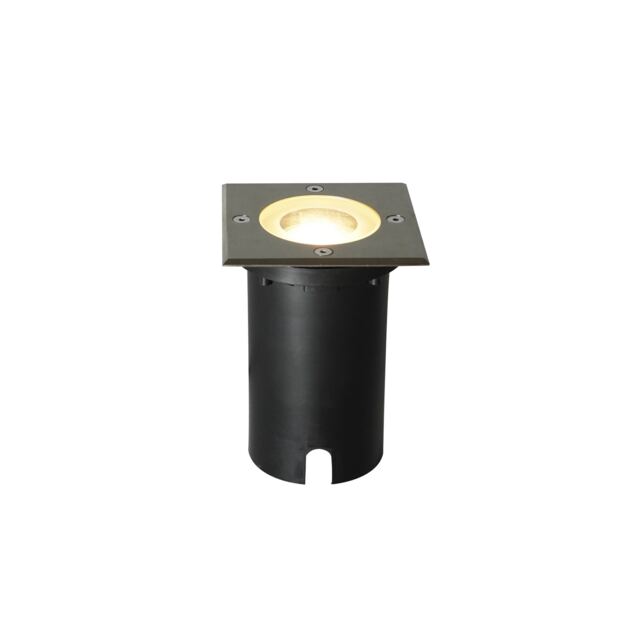 Nordlux Andor Outdoor Recessed Light Silver Aluminium GU10 Driveway Safe - Mains Powered, IP67