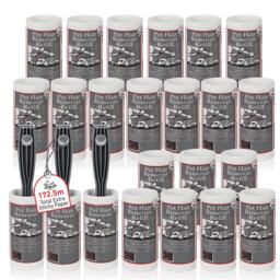 Caraselle 3 x Pet Hair Remover Lint Rollers & 20 Refills (total 172.5m, ≈1725+ Sheets Equivalent)