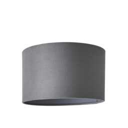 ValueLights Reni Small Grey Velvet Pendant Shade Grey