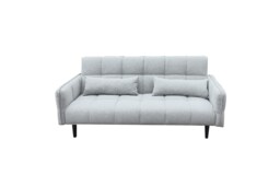 Bello 2 Seater Sofa Bed in Grey or Silver Silver One Size