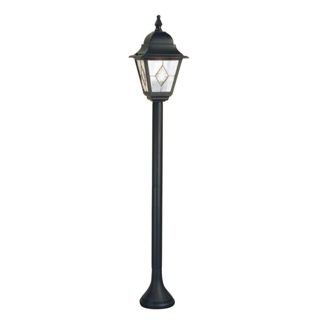 Norfolk 1 Light Outdoor Bollard Lantern Black IP43, E27