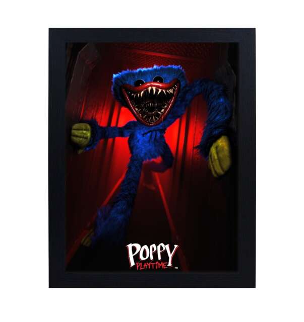 POPPY PLAYTIME Huggy Wuggy 30 x 40cm Framed Collector Print