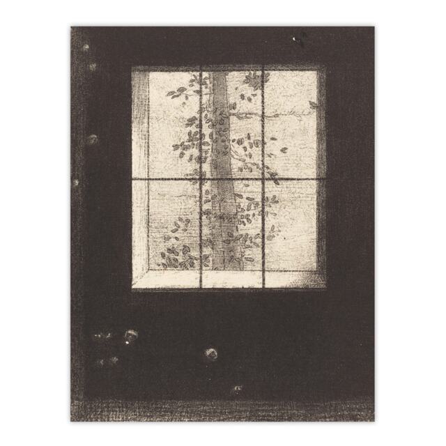 "Le Jour Day Window View Redon Vintage Huge Wall Art Poster Print 24X32"""