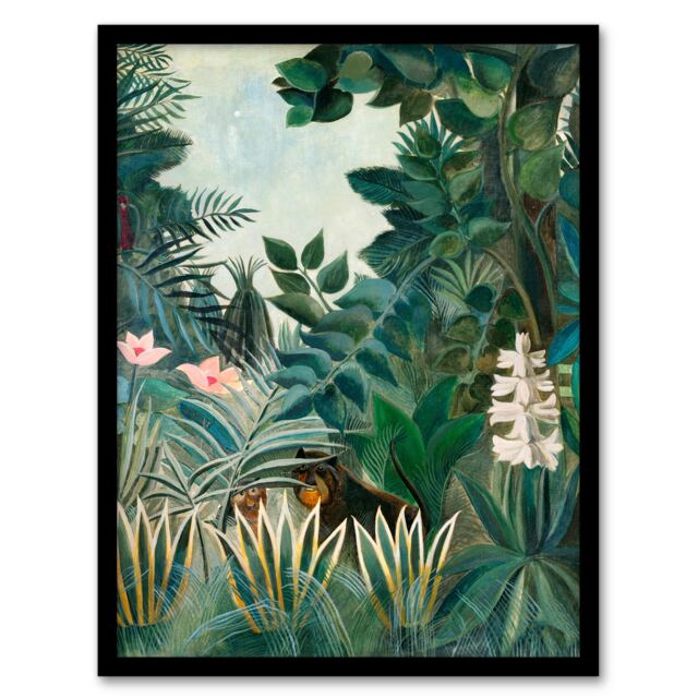 Henri Rousseau Framed Wall Art Print The Dream Equatorial Jungle Home Décor