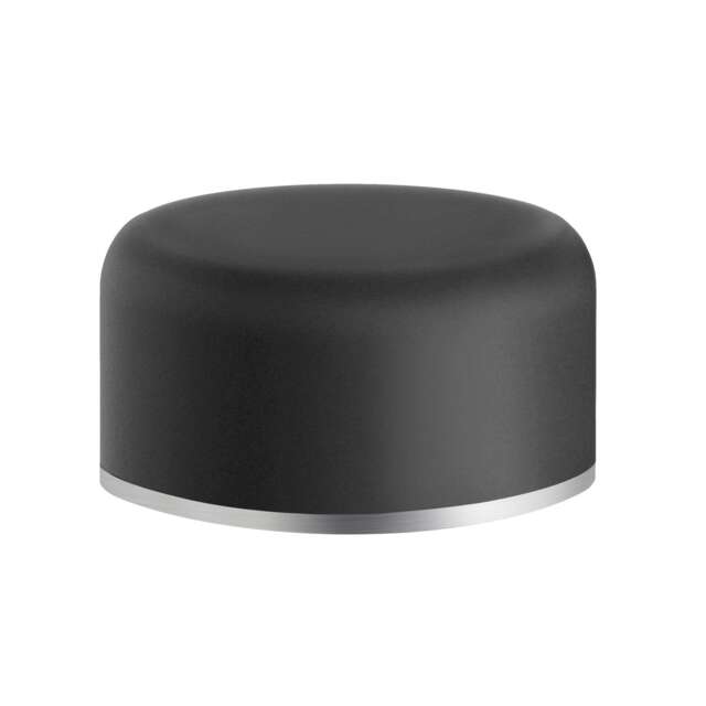 BESLAGSBODEN Black Rubber Door Stop for Floor, Self Adhesive