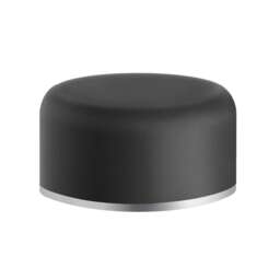 BESLAGSBODEN Black Rubber Door Stop for Floor, Self Adhesive