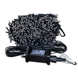 1000 LED 80m Premier SupaBrights Indoor Outdoor Christmas Multi Function Mains Operated String Lights with Timer in Multicoloured