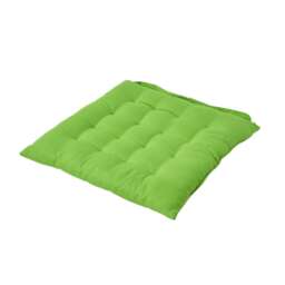 Homescapes Seat Pad Luxury Cotton Indoor Outdoor Garden Dining Cushion Lime Green 40 x 40 cm 1