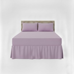 Fitted Valance Bed Sheet Polycotton Mattress Cover And Frill Easy Care Purple King