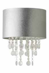 ValueLights Bonita Silver Ceiling Pendant Droplets Shade Silver