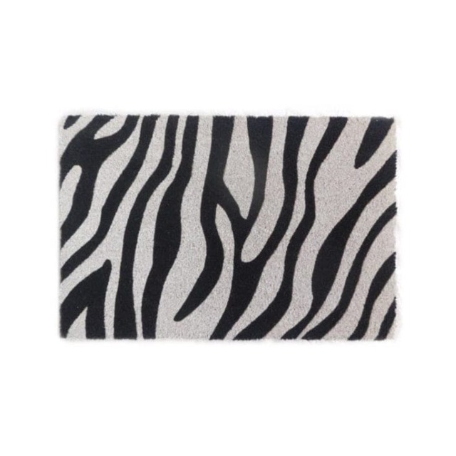 Gifts Direct 2 U Coir Door Mat - 40 x 60cm -Zebra Print