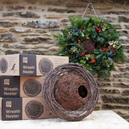 Marshalls Garden Simon King Wreath Nester 40cm Brown Brown 40cm x 40cm x 14.5cm