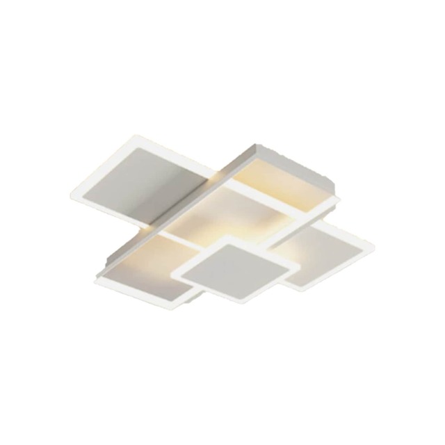 LED Ceiling Light Modern with Remote Control Acrylic White
