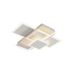 LED Ceiling Light Modern with Remote Control Acrylic White