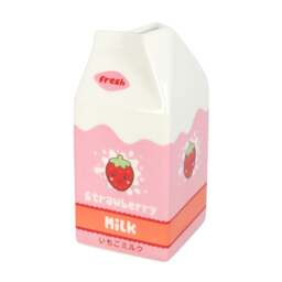 Something Different Strawberry Milk Cartoon Flower Vase Multi Multicoloured One Size 1