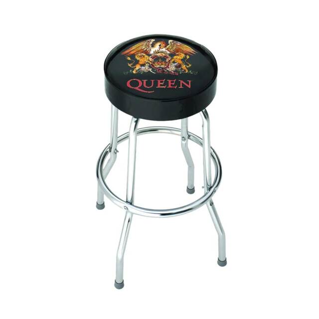 Rocksax Queen Bar Stool - Classic Crest Black