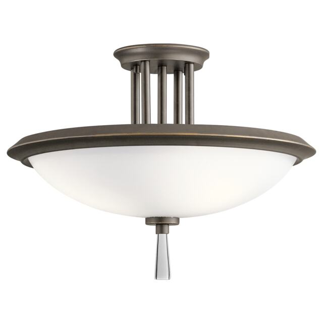 Dreyfus 3 Light Semi Flush Olde Bronze