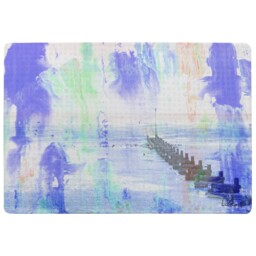 Beach Blue Rug Multi