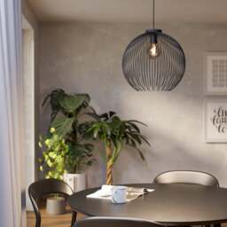 EGLO Venezuela Black Steel Pendant Light