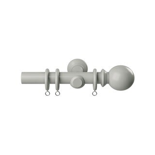 28mm Woodland Urban Grey Curtain Pole Set 270cm Grey Grey