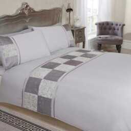 Batiste Polycotton Fabric Duvet Cover Set with Pillowcase Brown Super King