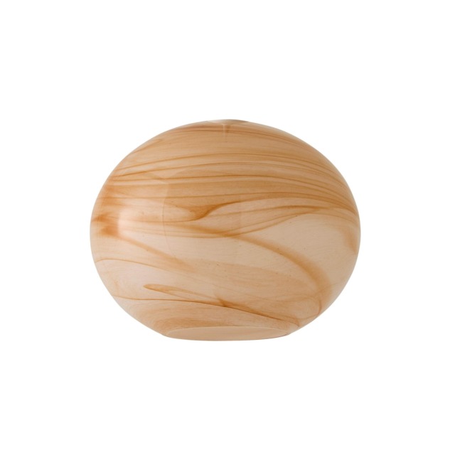ValueLights Sookie Alabaster Marble Effect Glass Pendant Shade