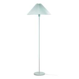 ValueLights Akira Blue Pleated Shade Freestanding Floor Lamp Blue