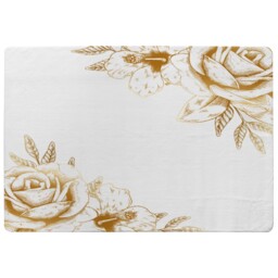 Gold Rose Designer Rug Multi