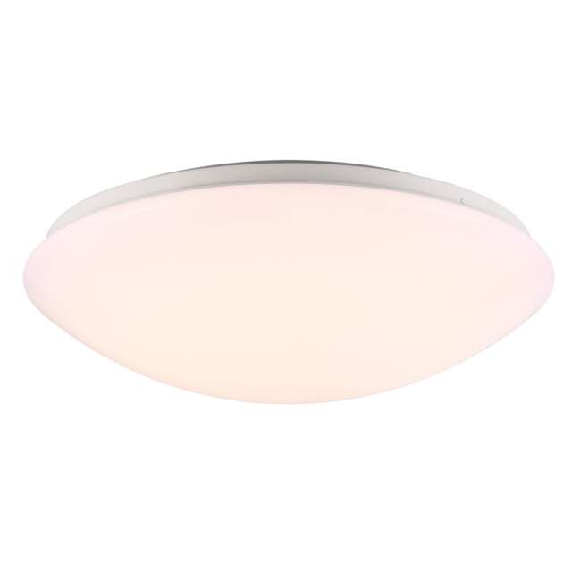 Nordlux Ask Indoor Ceiling Light White Metal Intergrated LED Weatherproof - Mains Powered, IP44
