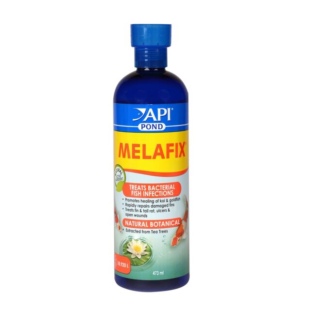 473ml API Pond Melafix Natural Botanical Treatment for Bacterial Infections in Pond Fish Pond Water Treatment