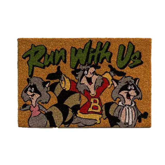 The Raccoons Run With Us Door Mat Multi Multicoloured One Size 1