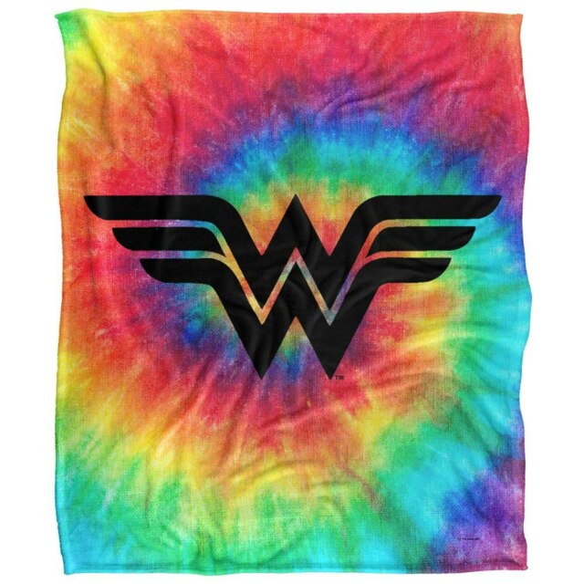 Wonder Woman Tie Dye Blanket - Multicoloured - One Size (UTTV19315)