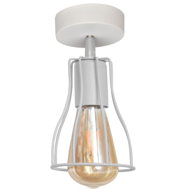 Tube Semi Flush Light White 10cm